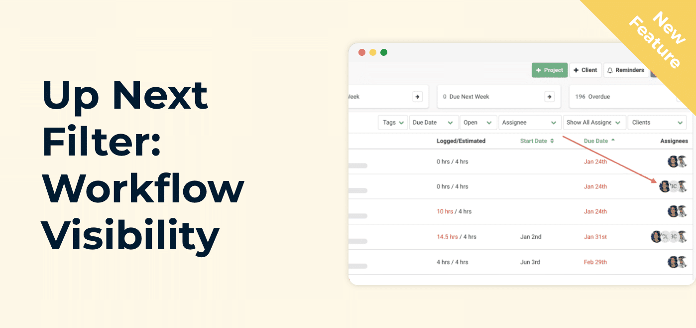 Up Next Filter: Workflow Visibility