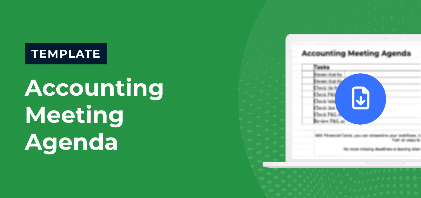 Accounting Meeting Agenda Template