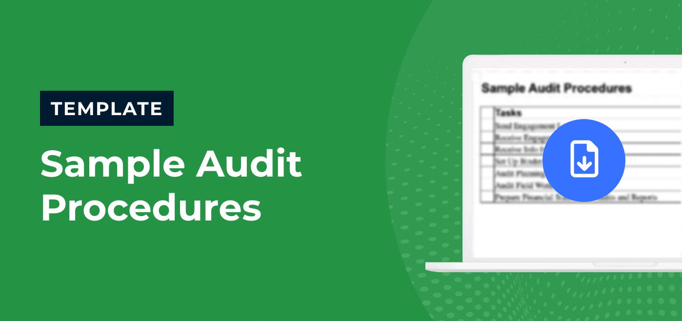 Sample Audit Procedures Checklist Template