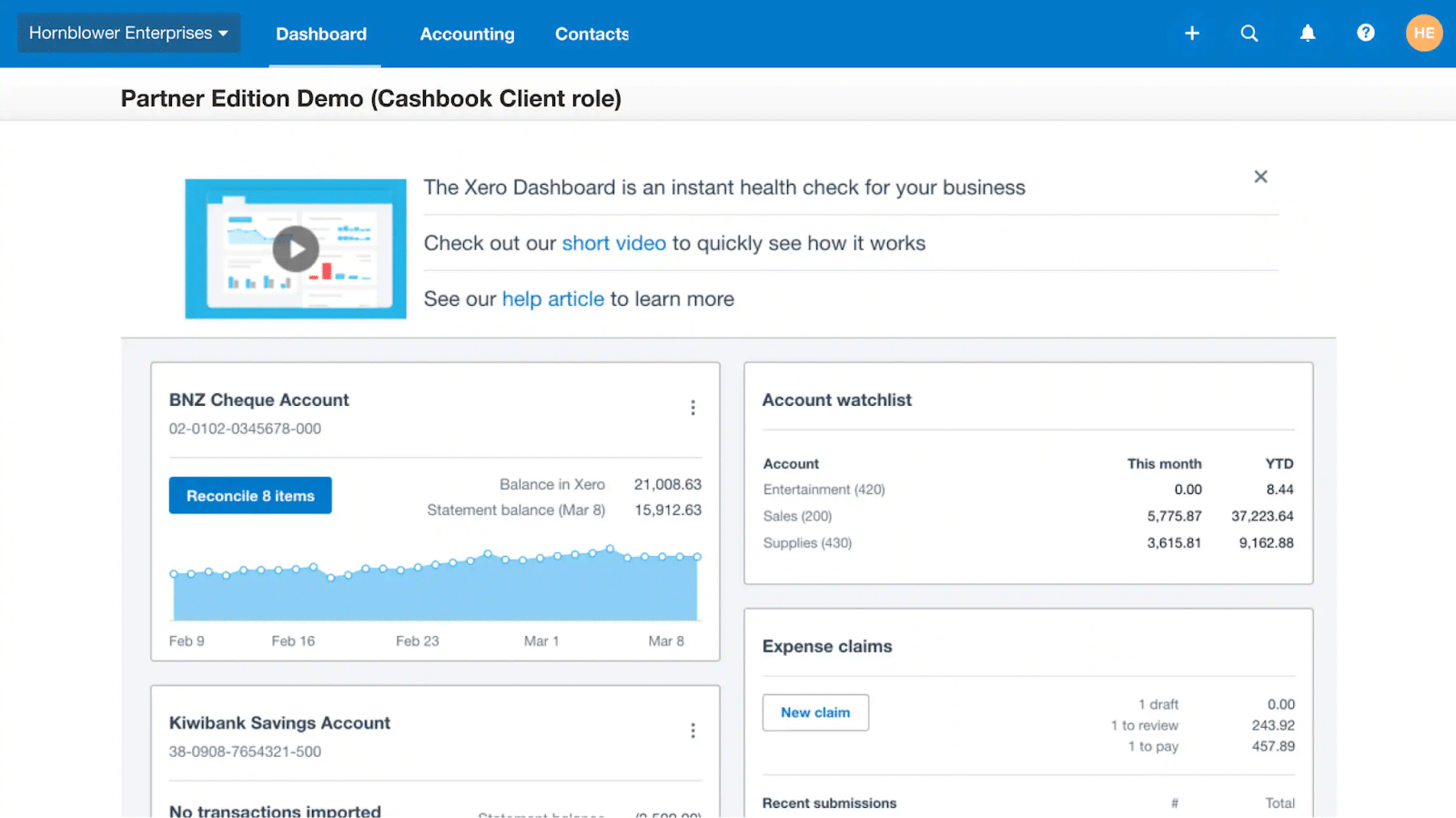 xero for accounting
