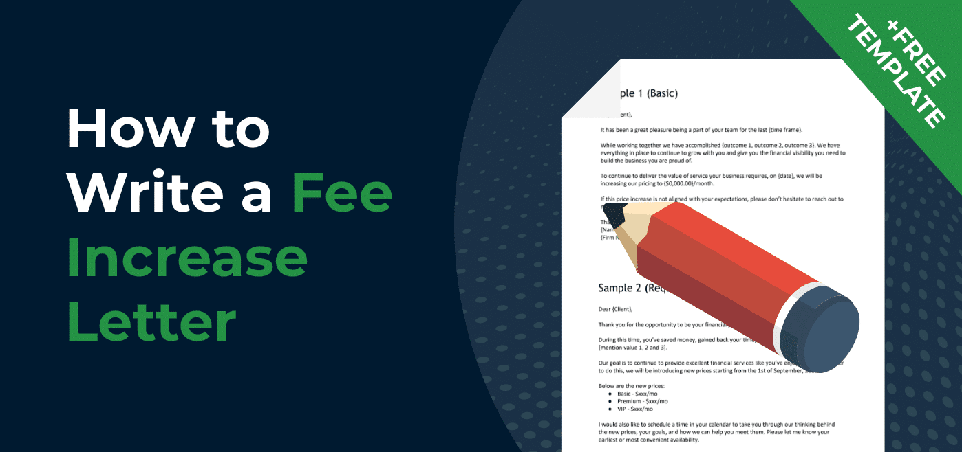 fee increase letter for your accounting firm
