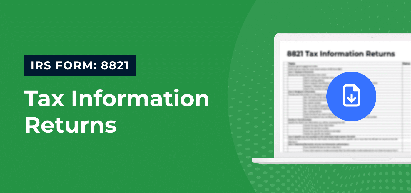 IRS from 8821 tax information returns checklist template