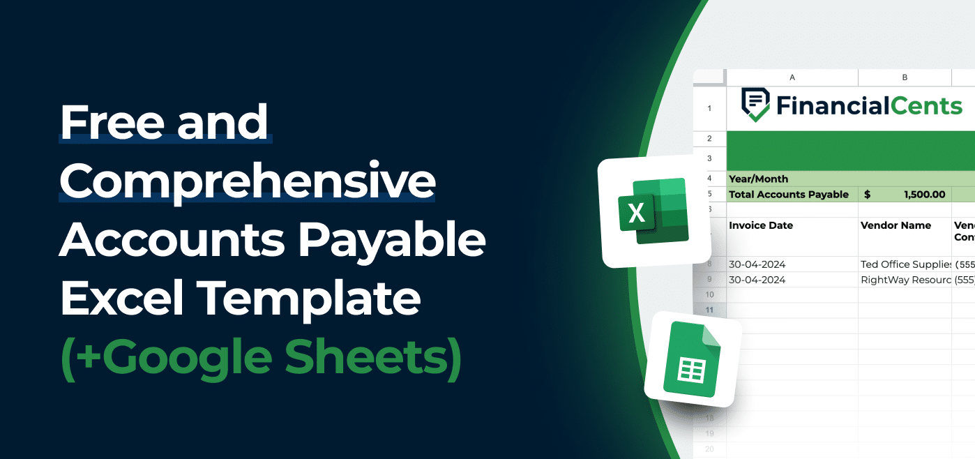blog cover image for Free & Comprehensive Accounts Payable Excel Template (+Google Sheets)