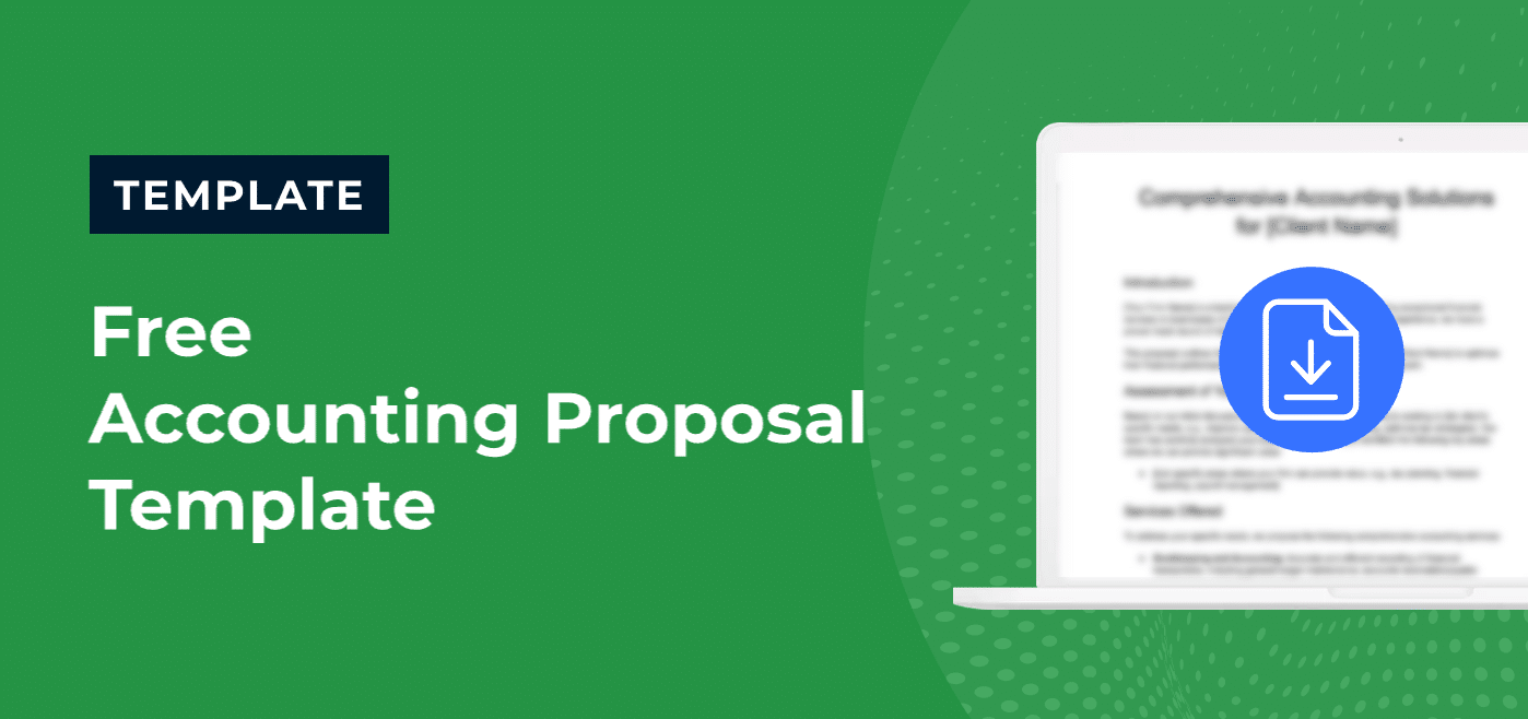 cover image for free accounting proposal template
