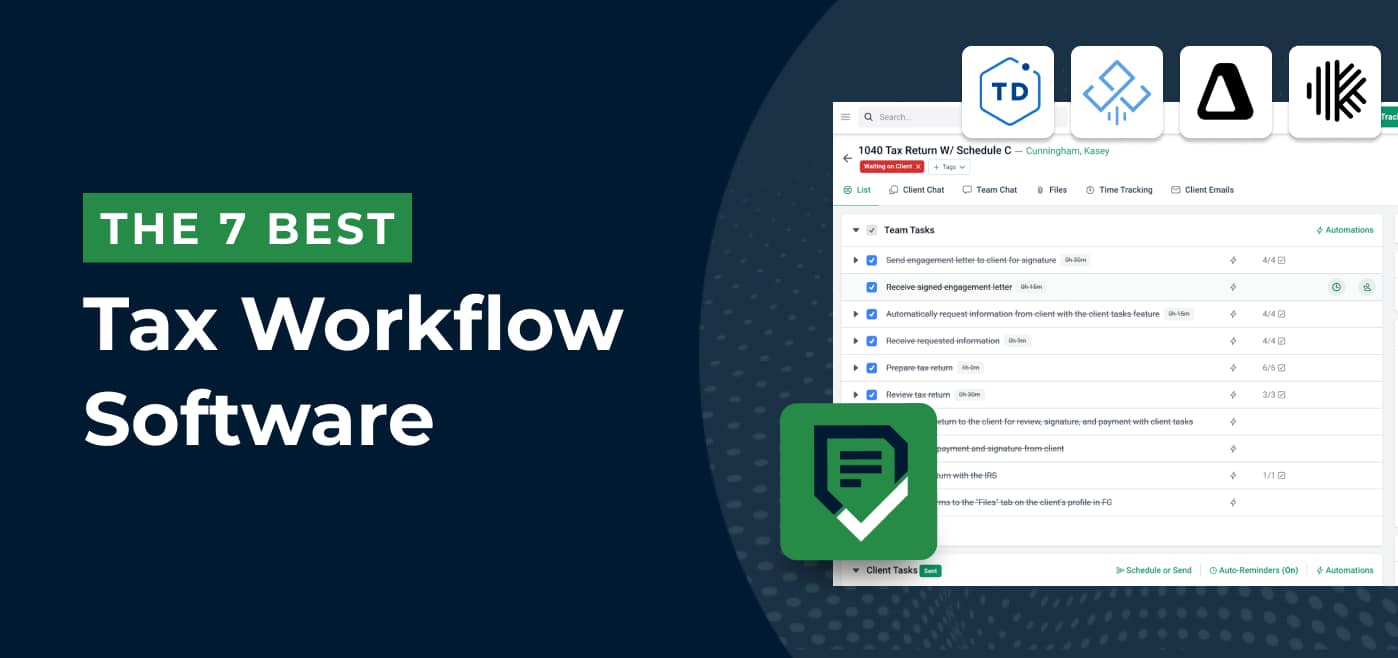 cover image for the 7 best tax workflow software your firm needs