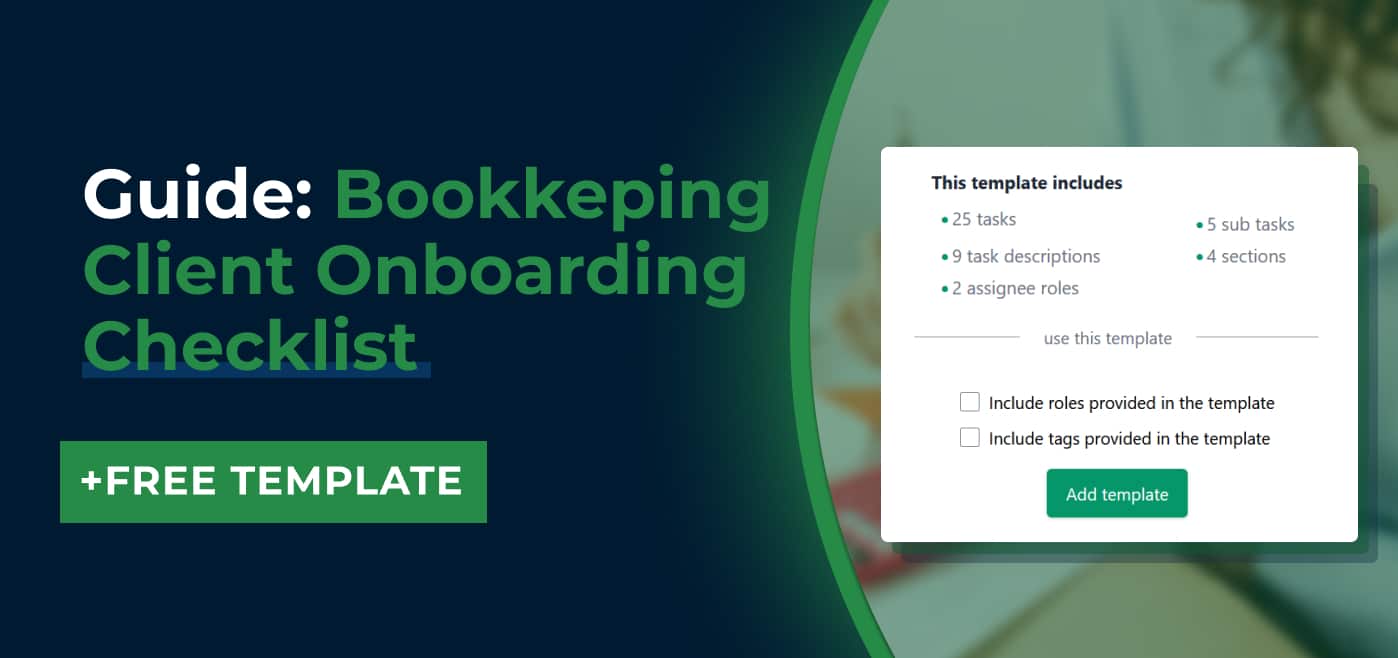 Blog cover image for Bookkeeping Client Onboarding Checklist (+Free Templates)