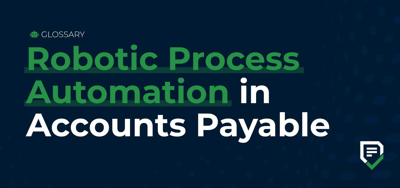 glossary cover image for robotic process automation in accounts payable