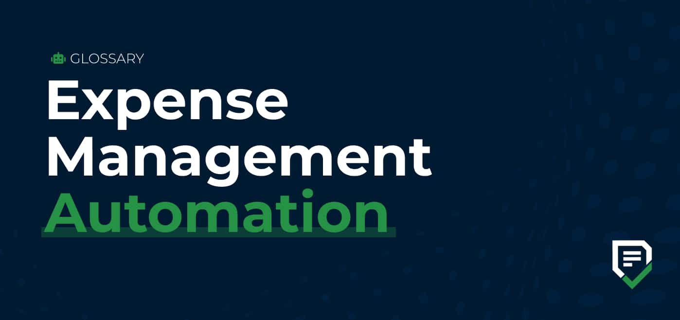glossary cover image for expense management automation
