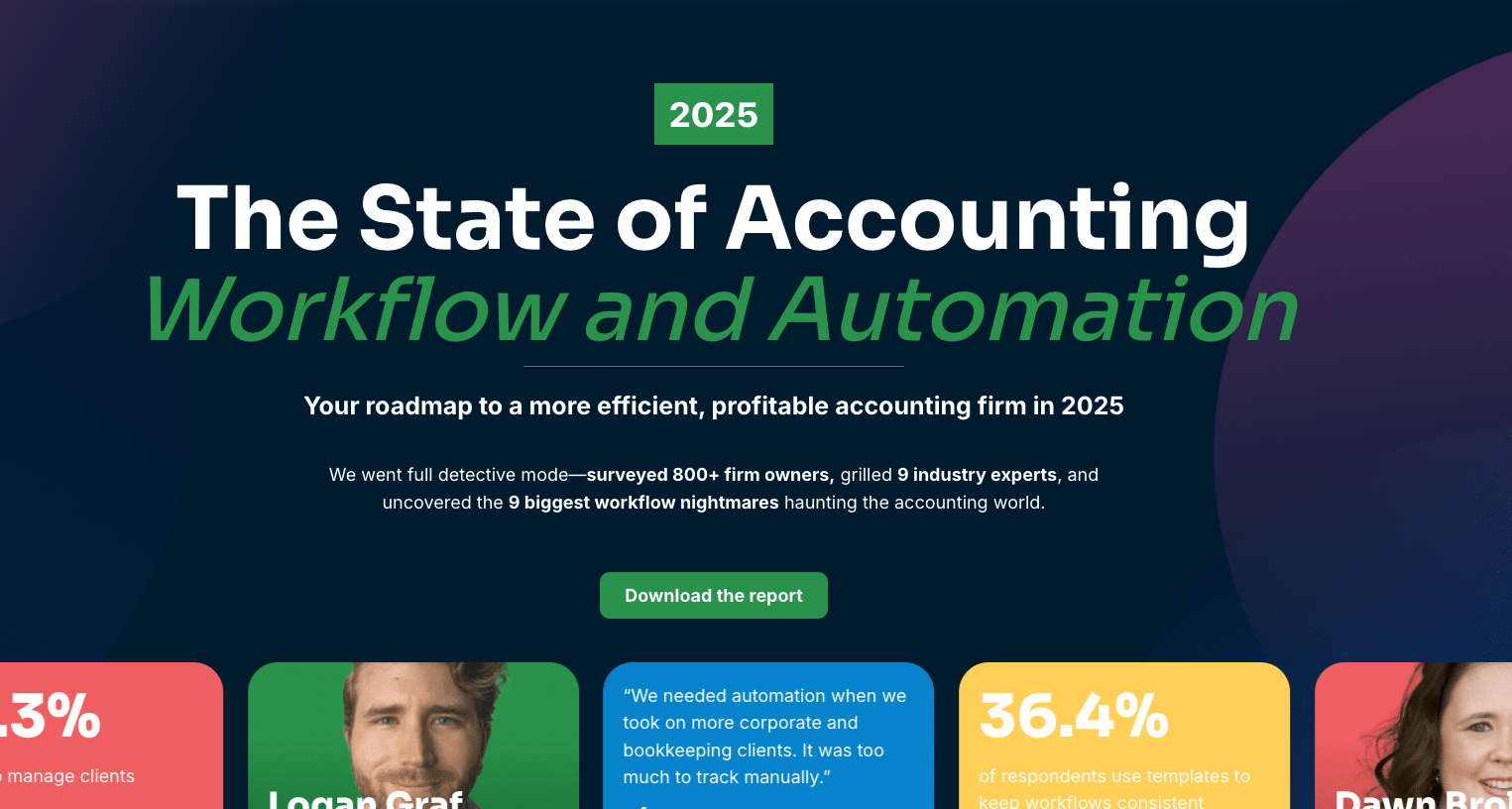 2025 Workflow & Automation report screenshot